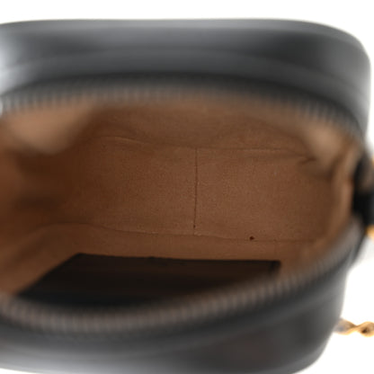 Gucci Calfskin Matelasse Mini GG Marmont Crossbody Bag Black 5 of 12