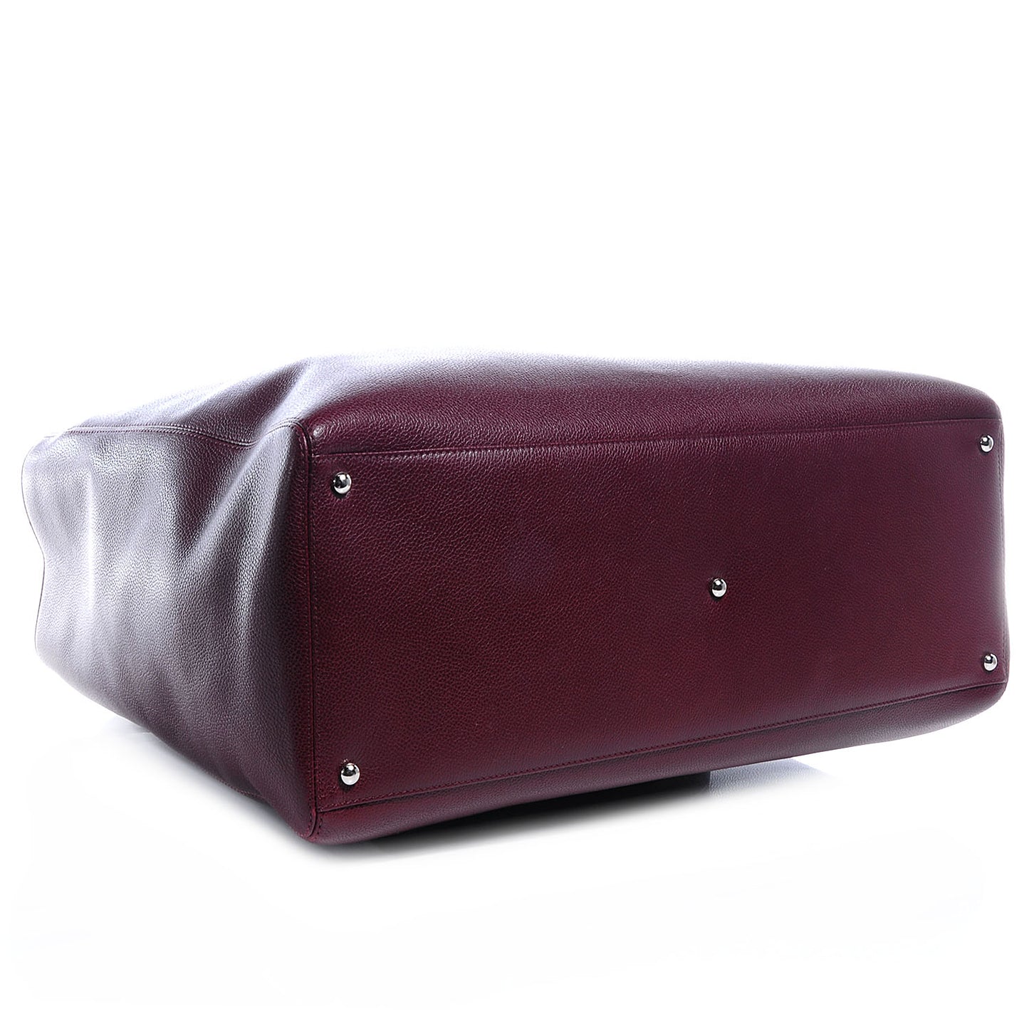Calfskin XL Cerf Tote Bordeaux