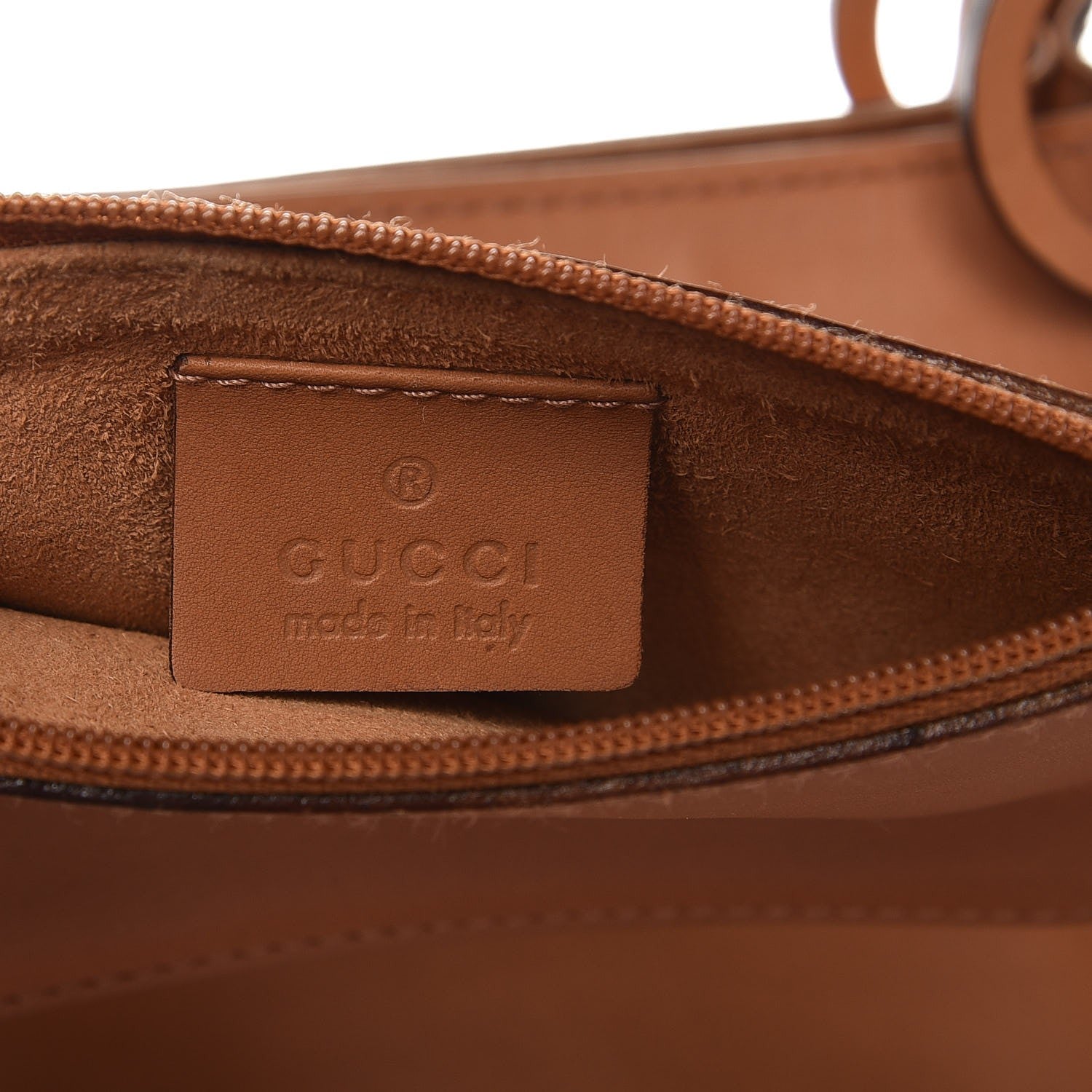 Gucci Calfskin Shopper Tote Tan 6 of 23