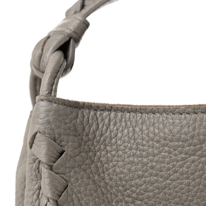 Bottega Veneta Cervo Lavato Deerskin Hobo Light Grey 12 of 13