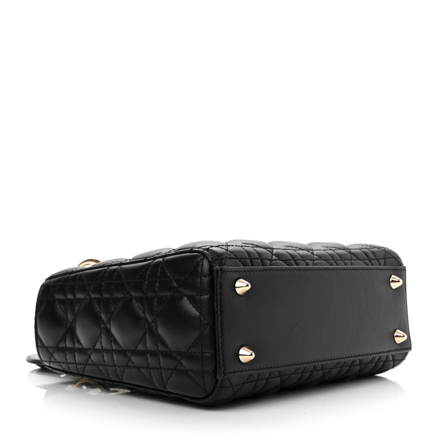 Lambskin Cannage Small My ABCDior Lady Dior Black