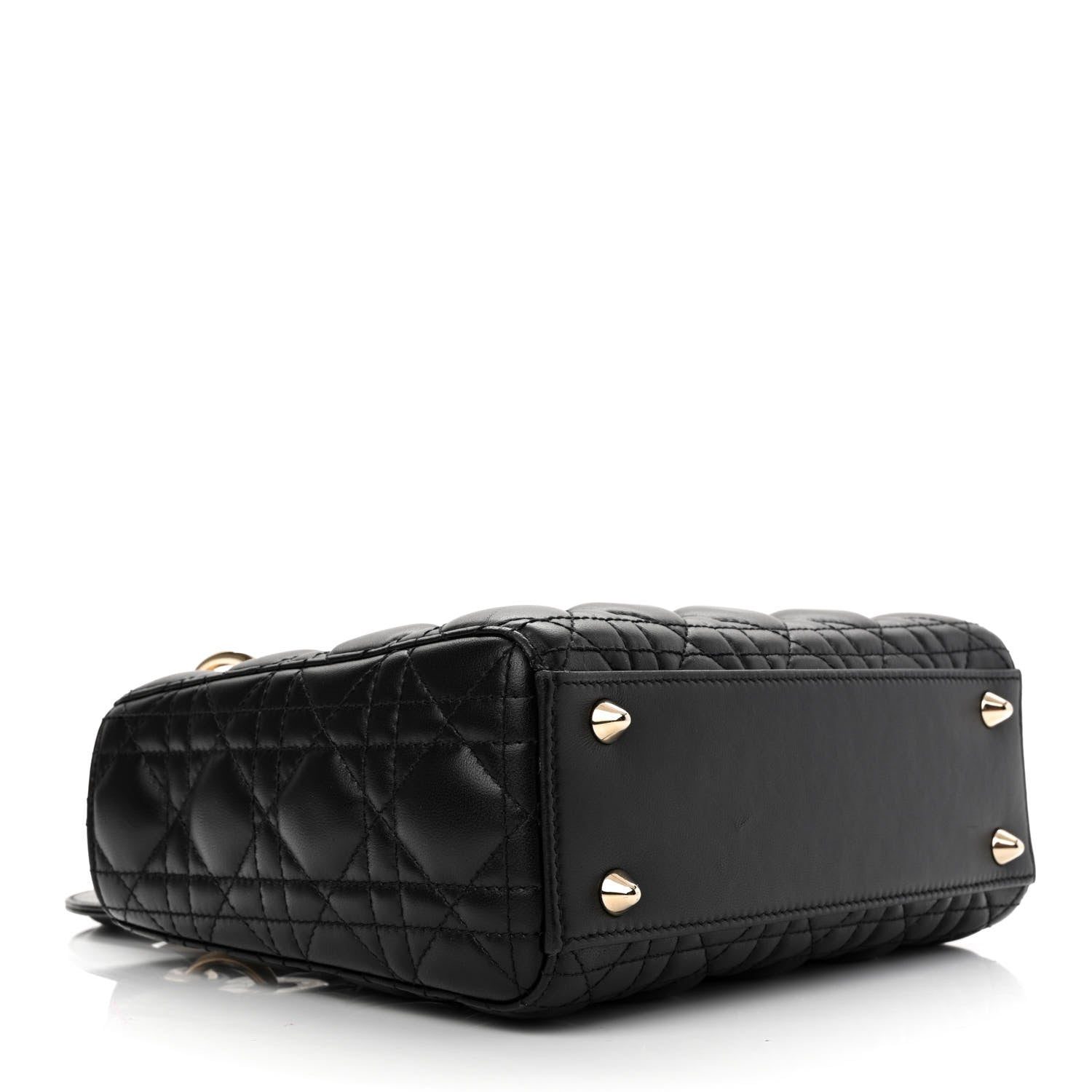 Christian Dior Lambskin Cannage Small My ABCDior Lady Dior Black 3 of 9