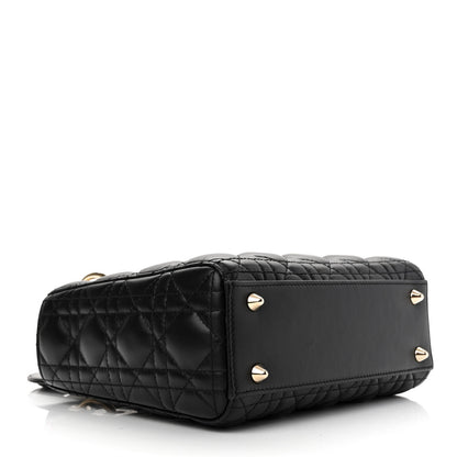 Christian Dior Lambskin Cannage Small My ABCDior Lady Dior Black 3 of 9