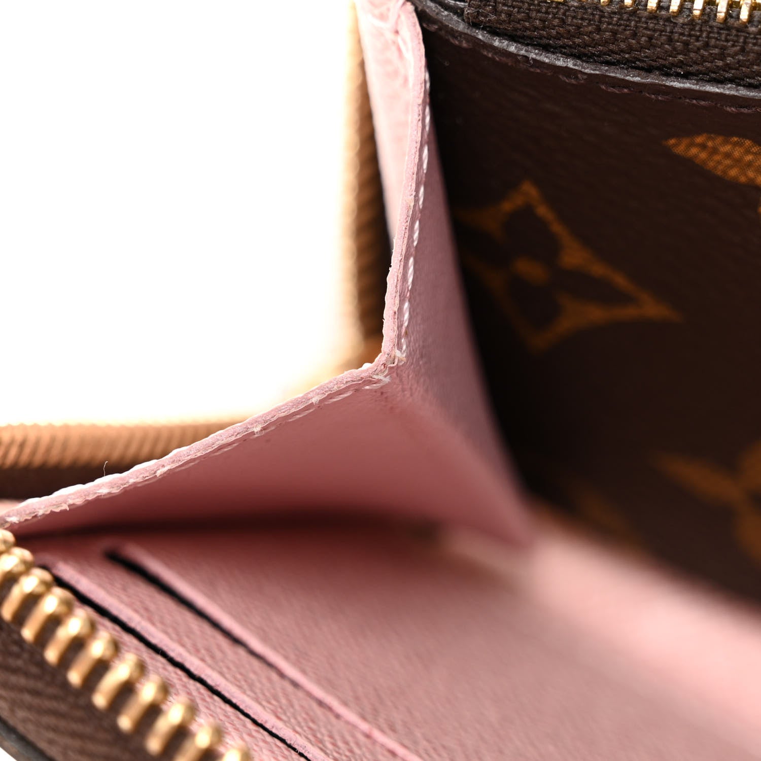 Louis Vuitton Monogram Clemence Wallet Rose Ballerine 9 of 11