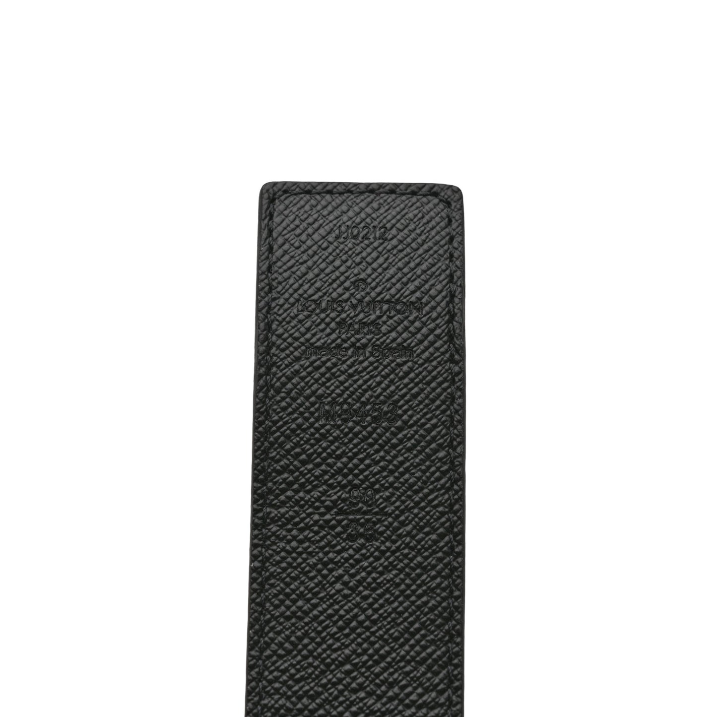 Calfskin Monogram 30mm LV Initiales Reversible Belt 90 36 Black