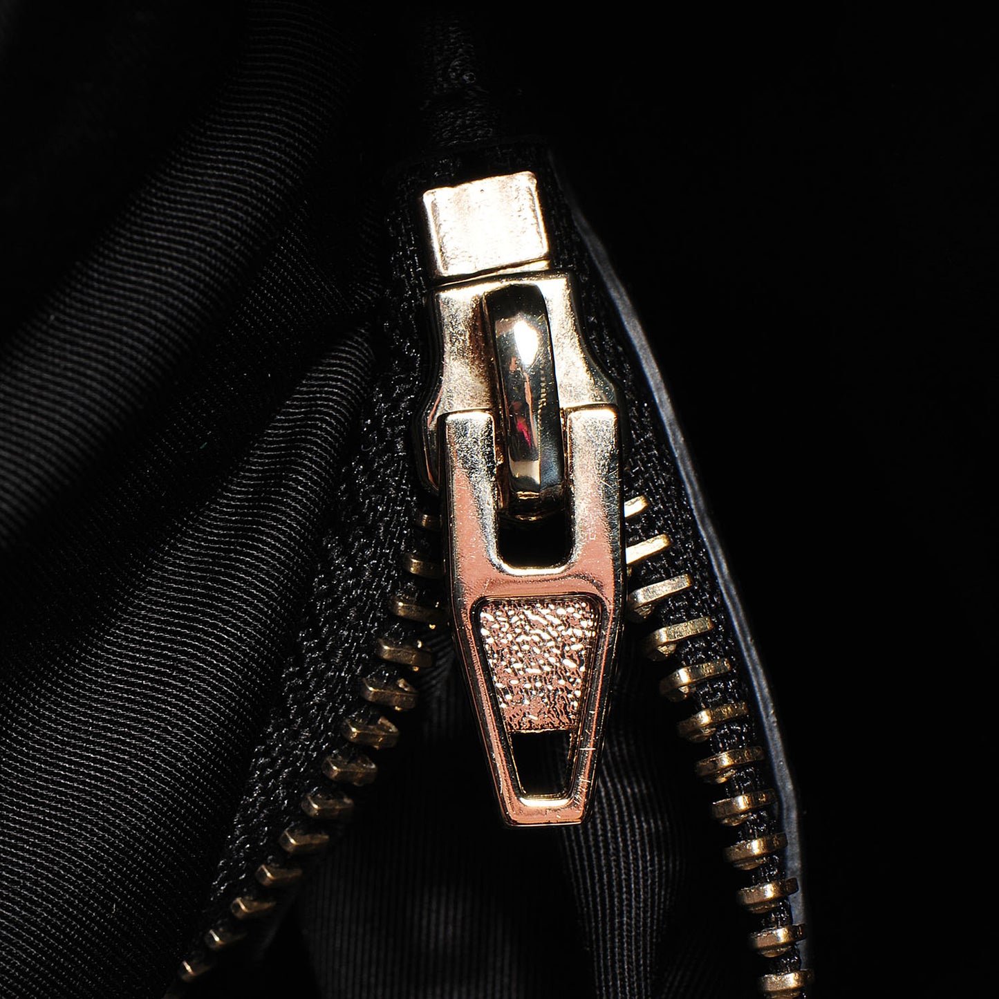Lambskin Rocco Duffel Black w Pale Gold Hardware
