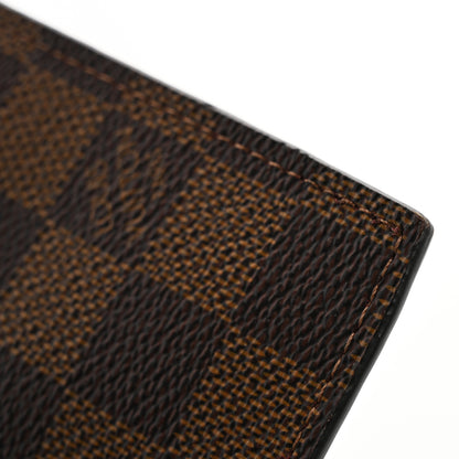 Louis Vuitton Damier Ebene Felicie Chain Wallet Zippered Insert 9 of 10