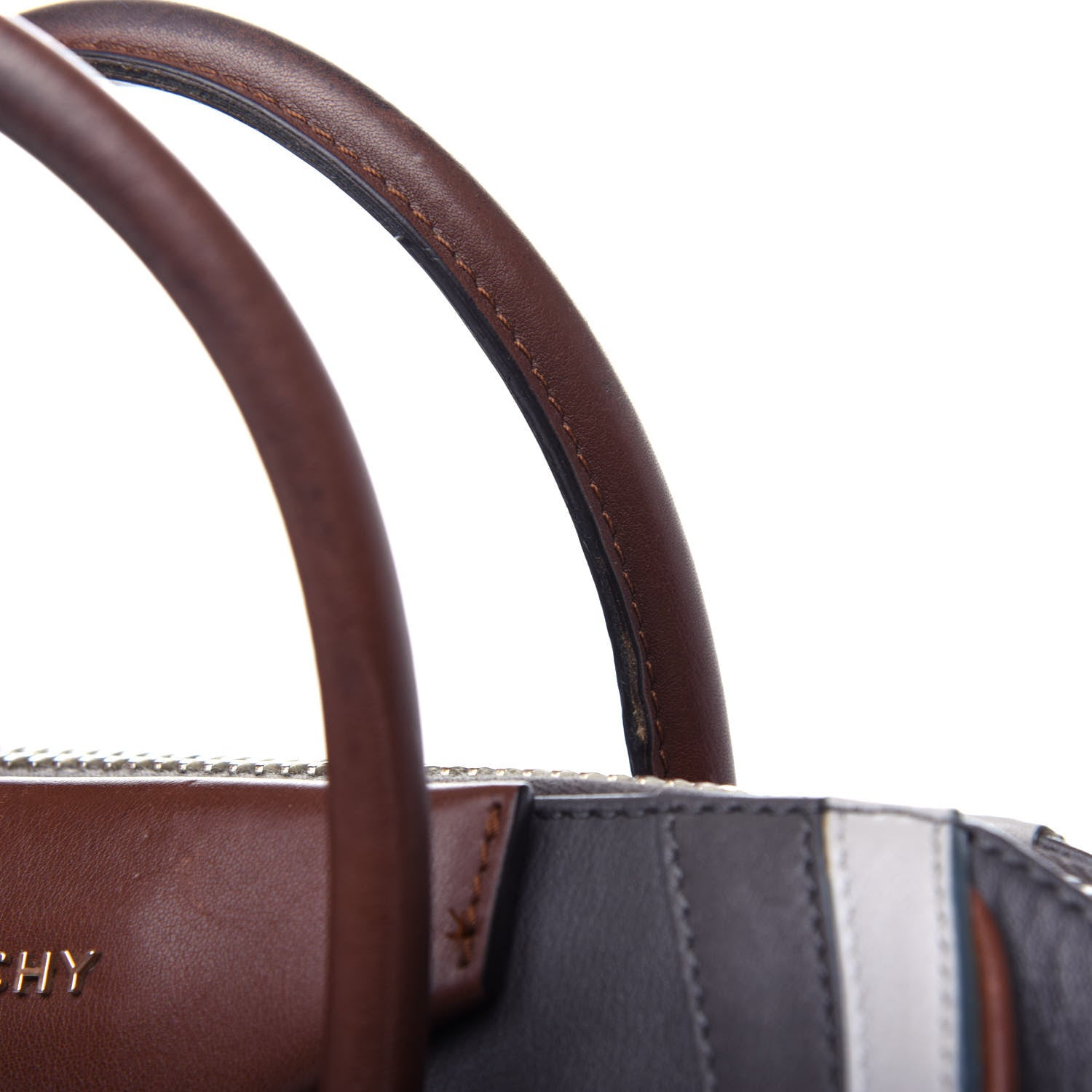 Givenchy Smooth Calfskin Medium Tri-Color Antigona Dark Grey 13 of 13
