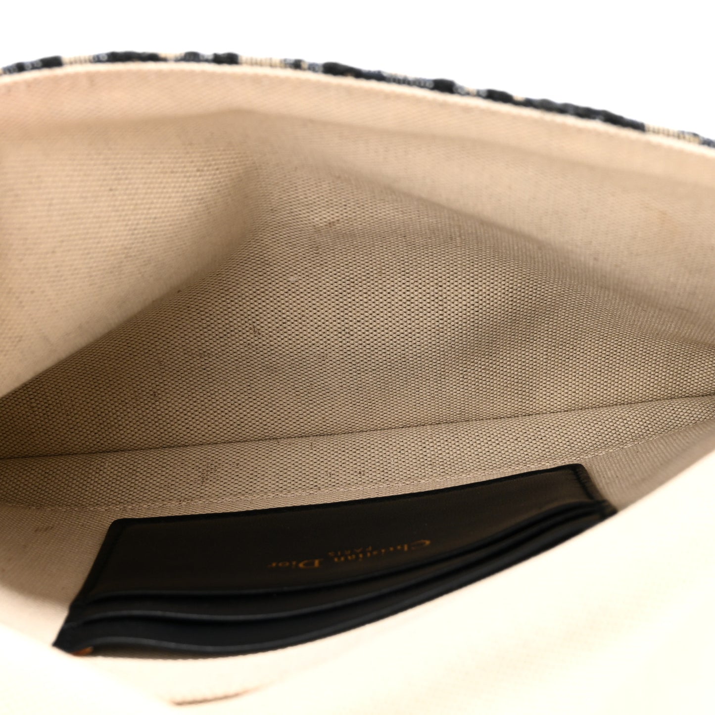 Oblique Flap Pouch Clutch Blue