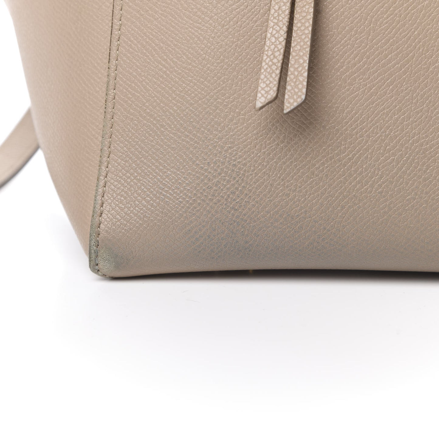 Grained Calfskin Mini Belt Bag Light Taupe