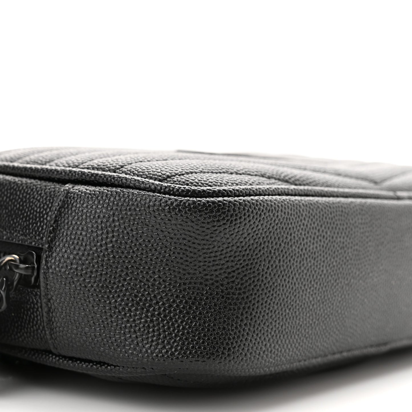 Grain De Poudre Matelasse Monogram Mini Lou Camera Bag Black