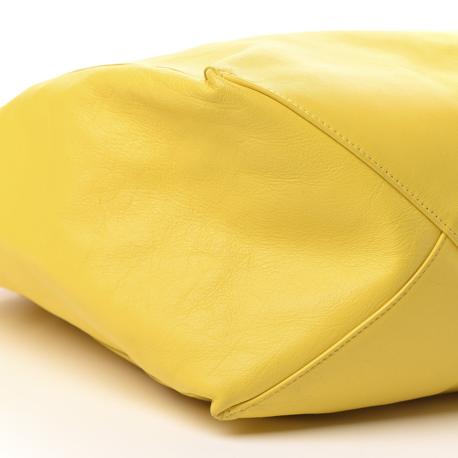 Celine Lambskin Horizontal Cabas Sun Yellow 8 of 16