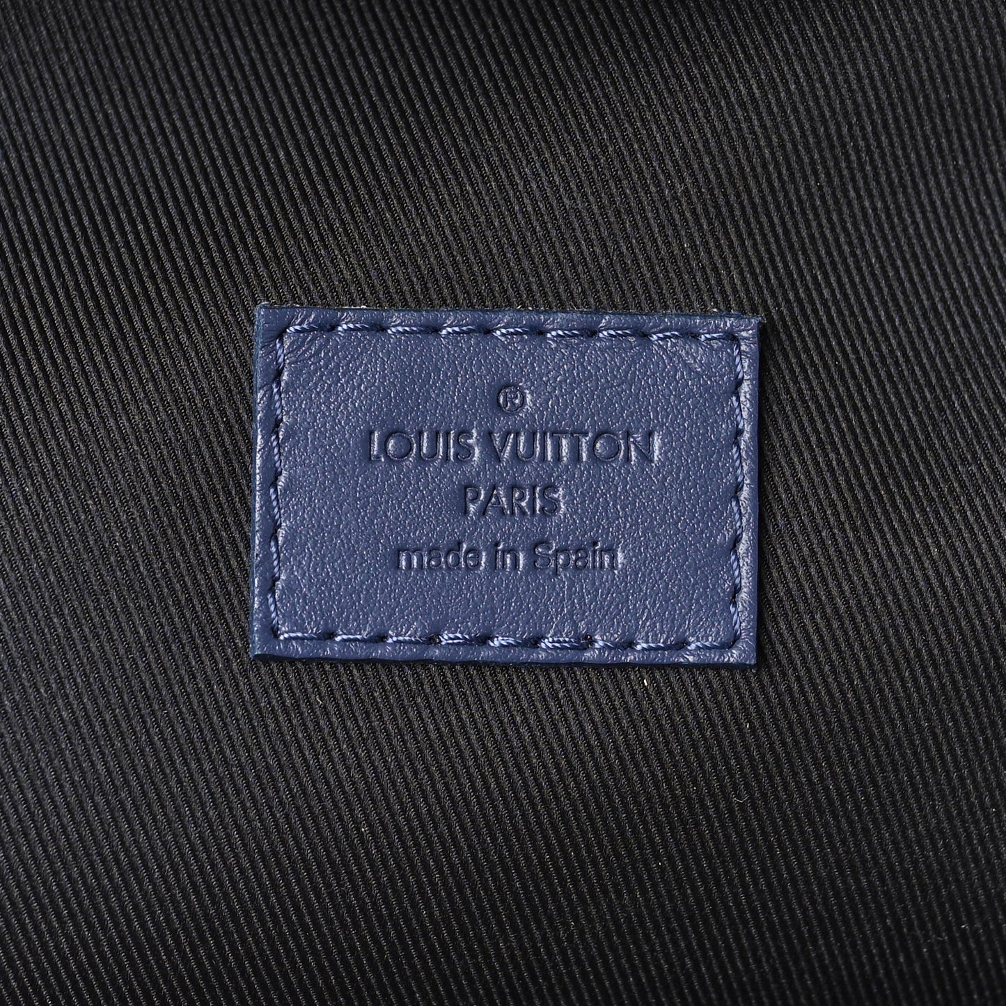 Calfskin Monogram Shadow Sprinter Backpack Blue