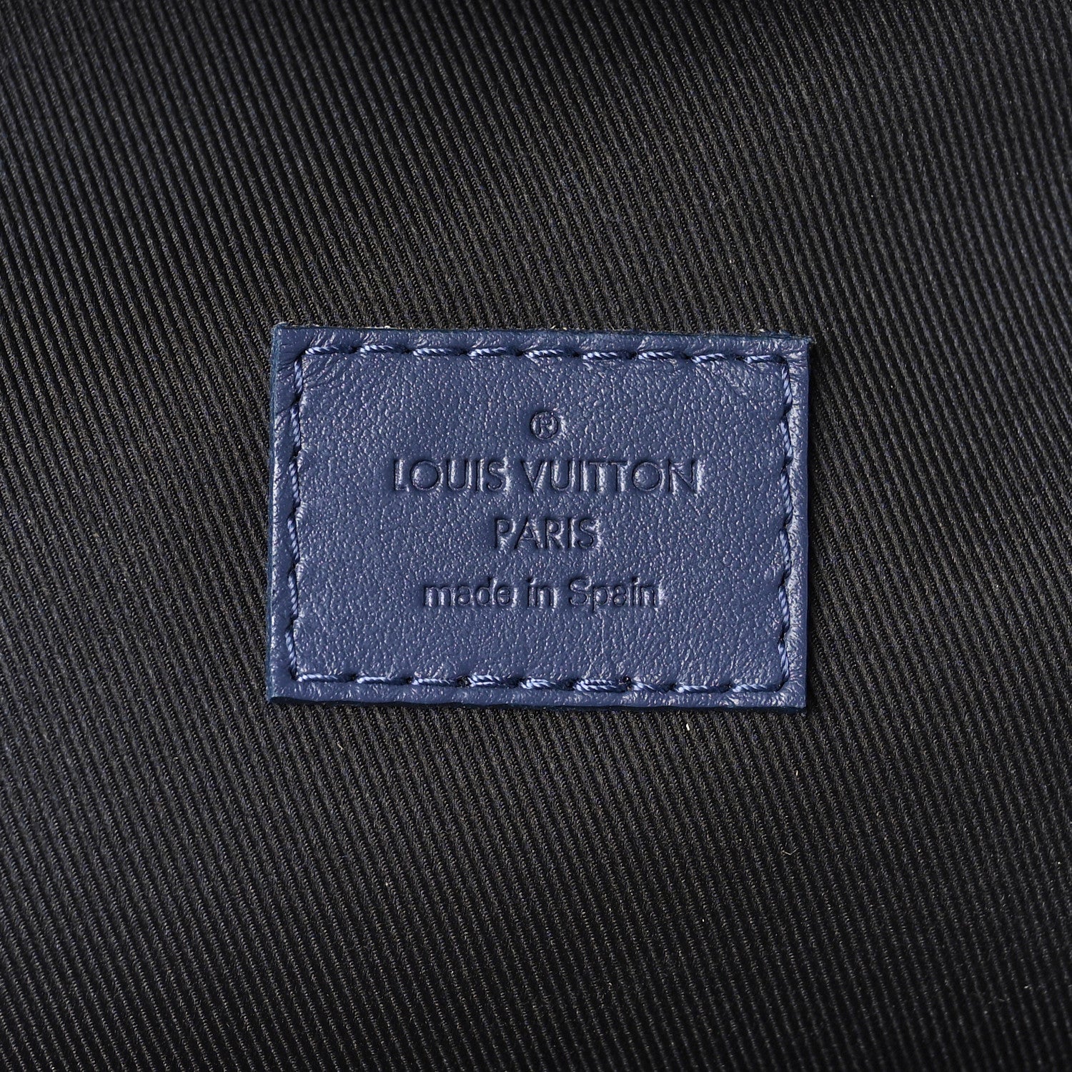 Louis Vuitton Calfskin Monogram Shadow Sprinter Backpack Blue 6 of 8