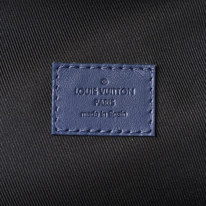 Louis Vuitton Calfskin Monogram Shadow Sprinter Backpack Blue 6 of 8