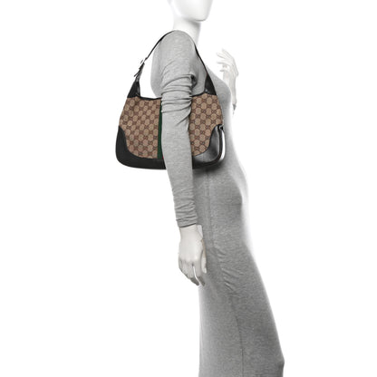 Gucci Monogram Web Jackie O Hobo Dark Brown 2 of 12
