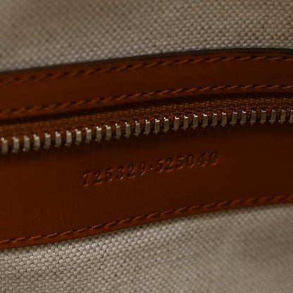 Gucci Calfskin GG Tennis Embossed  Duffle Bag Brown 7 of 10