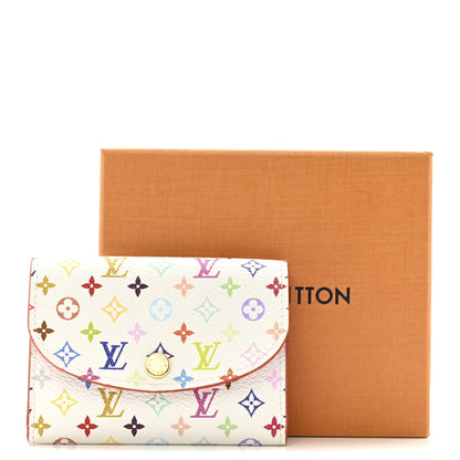 Louis Vuitton LV X TM Monogram Multicolor Rosalie Coin Purse White Kawaii Pink 7 of 7
