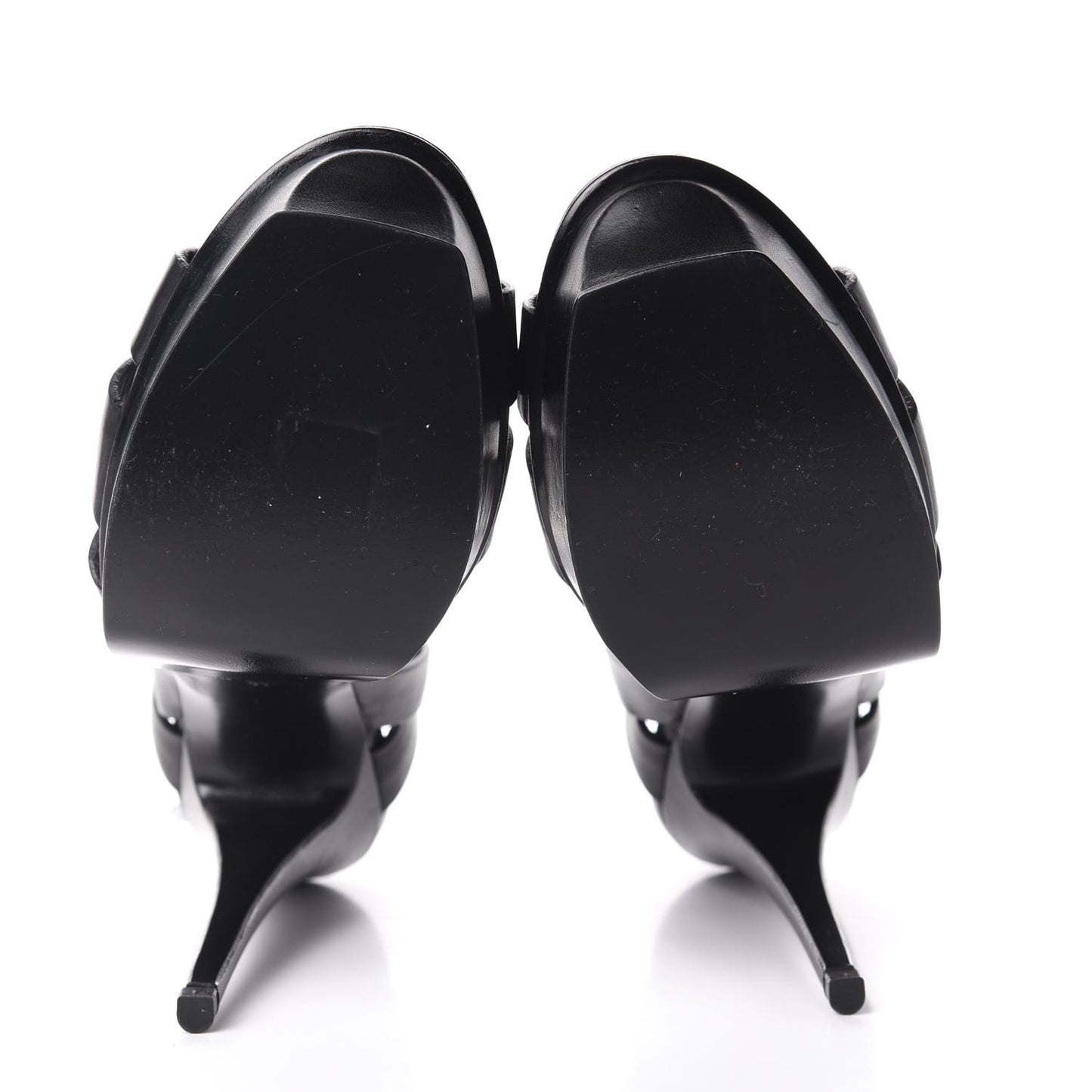 Calfskin Tribute 105 Platform Sandals 41 Black