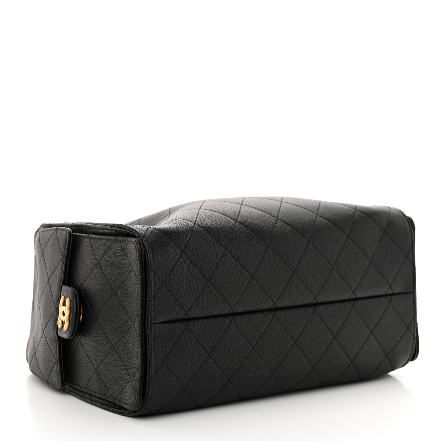 Caviar Quilted Small Chanel 25 Handbag Black