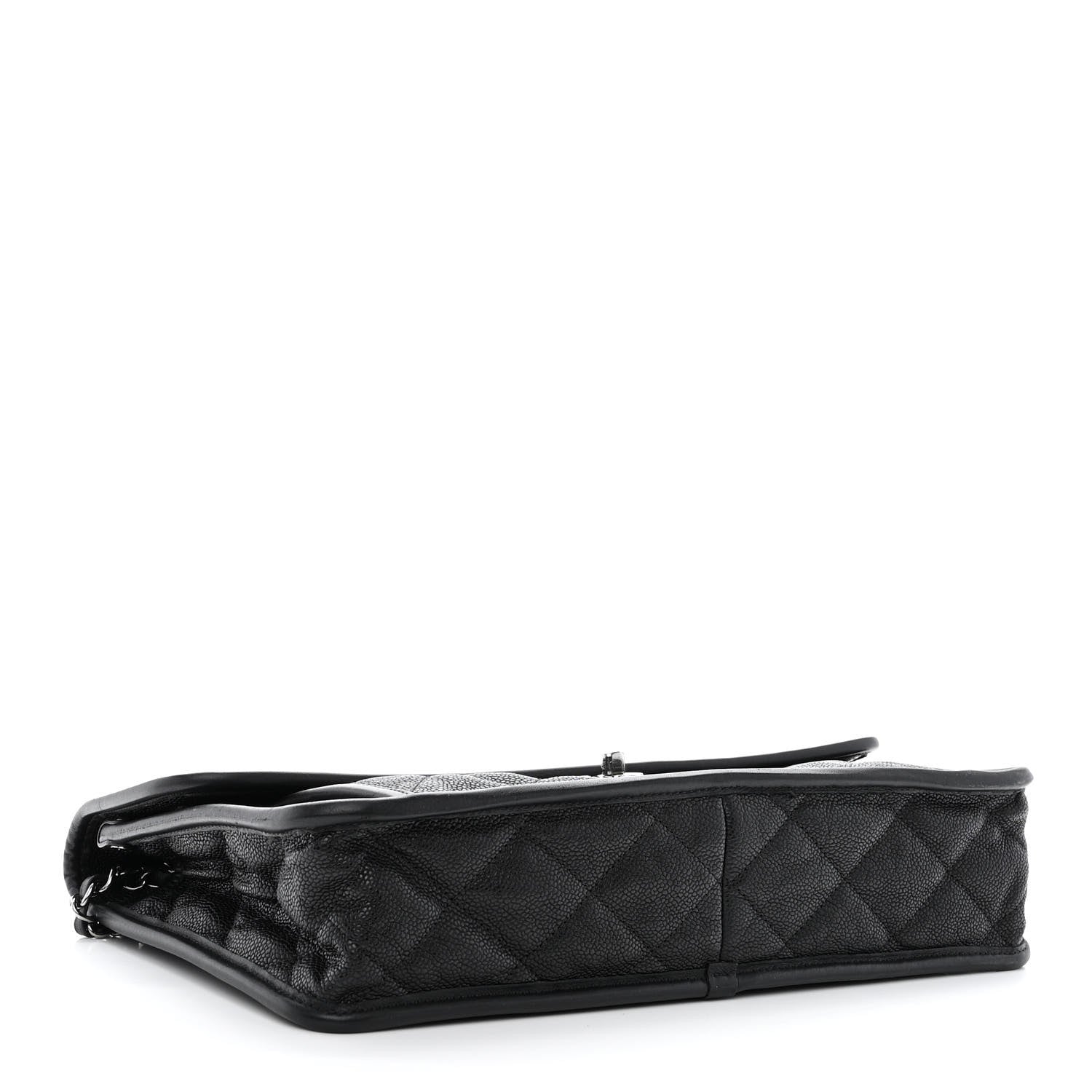 Chanel Caviar Quilted Large French Riviera Flap Black 4 of 10