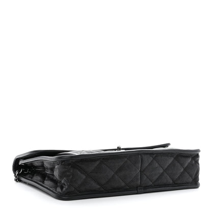 Chanel Caviar Quilted Large French Riviera Flap Black 4 of 10