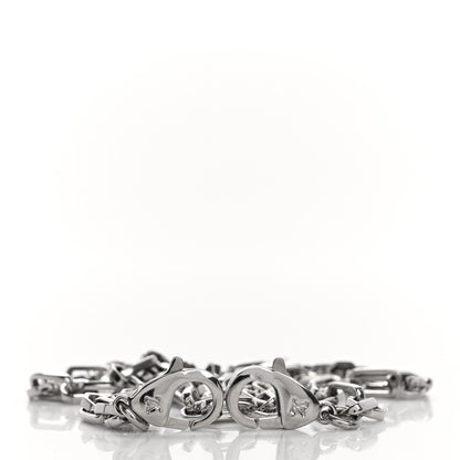 Louis Vuitton Metal Dauphine Chain Long Shoulder Strap Silver 3 of 3