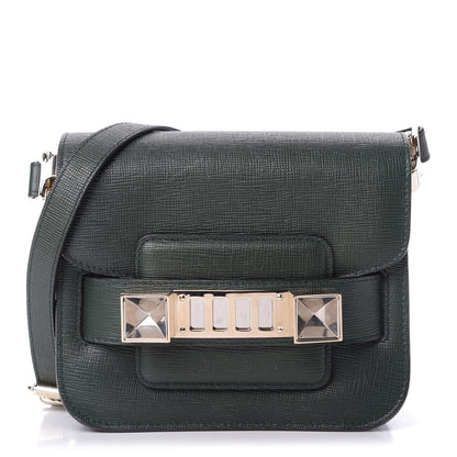 Proenza Schouler Linosa Calfskin Tiny PS11 Classic Shoulder Bag Dark Green 1 of 8