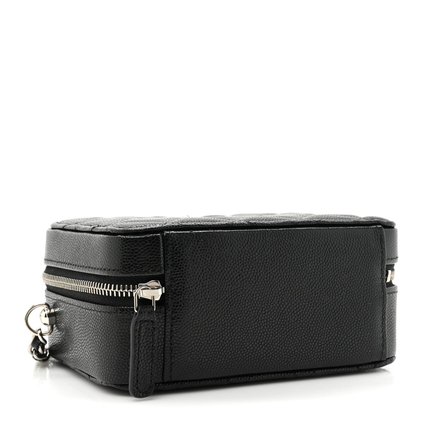 Caviar Quilted Camera Bag Black