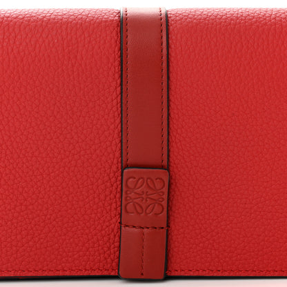 Loewe Grained Calfskin Chain Wallet Burnt Red 8 of 12