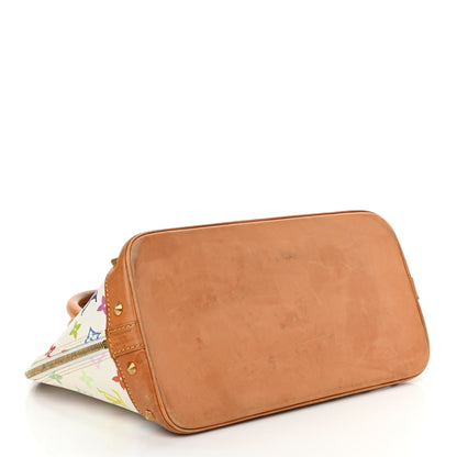 Louis Vuitton Monogram Multicolor Alma White 4 of 17