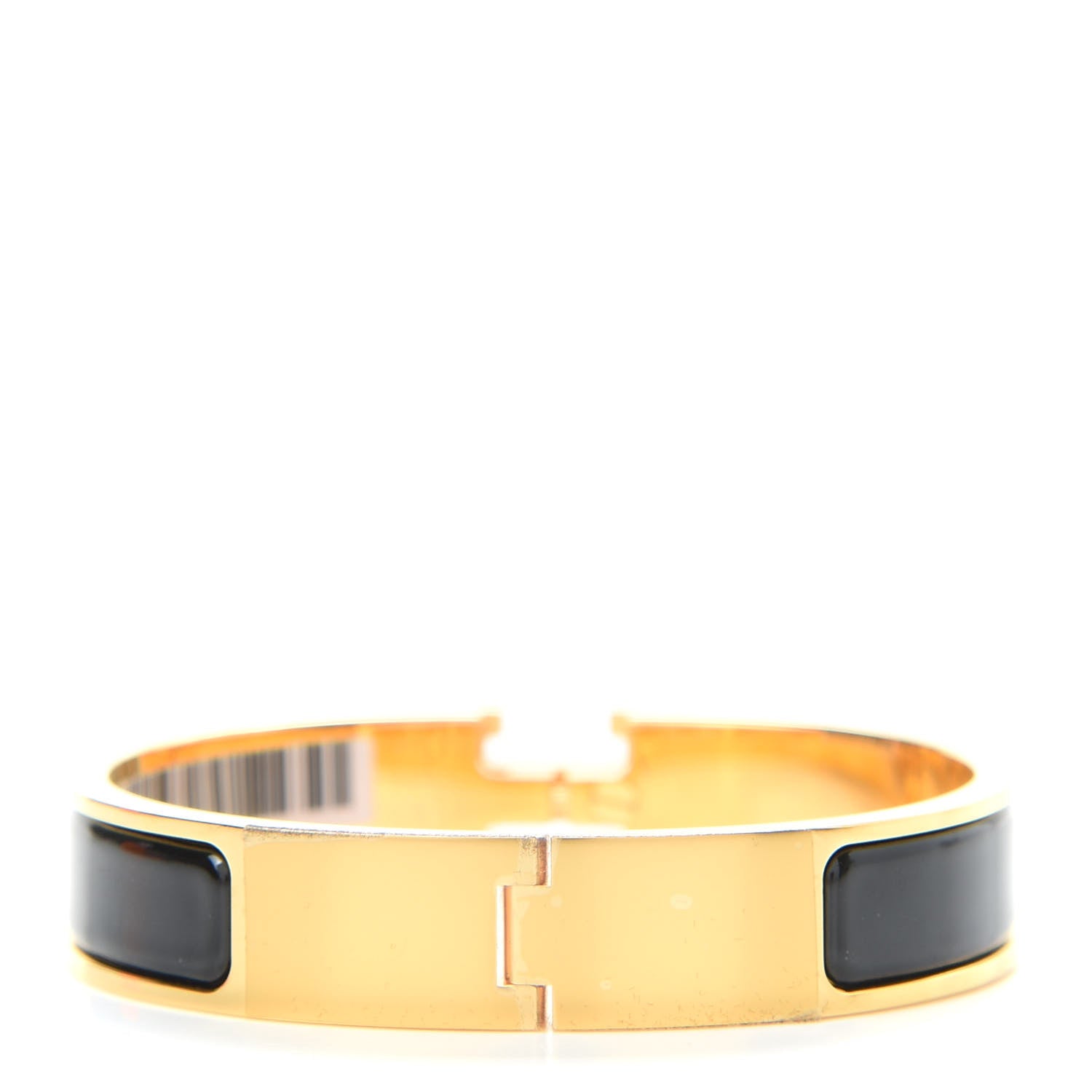 Hermes Enamel Narrow Clic Clac H Bracelet PM Black 3 of 6
