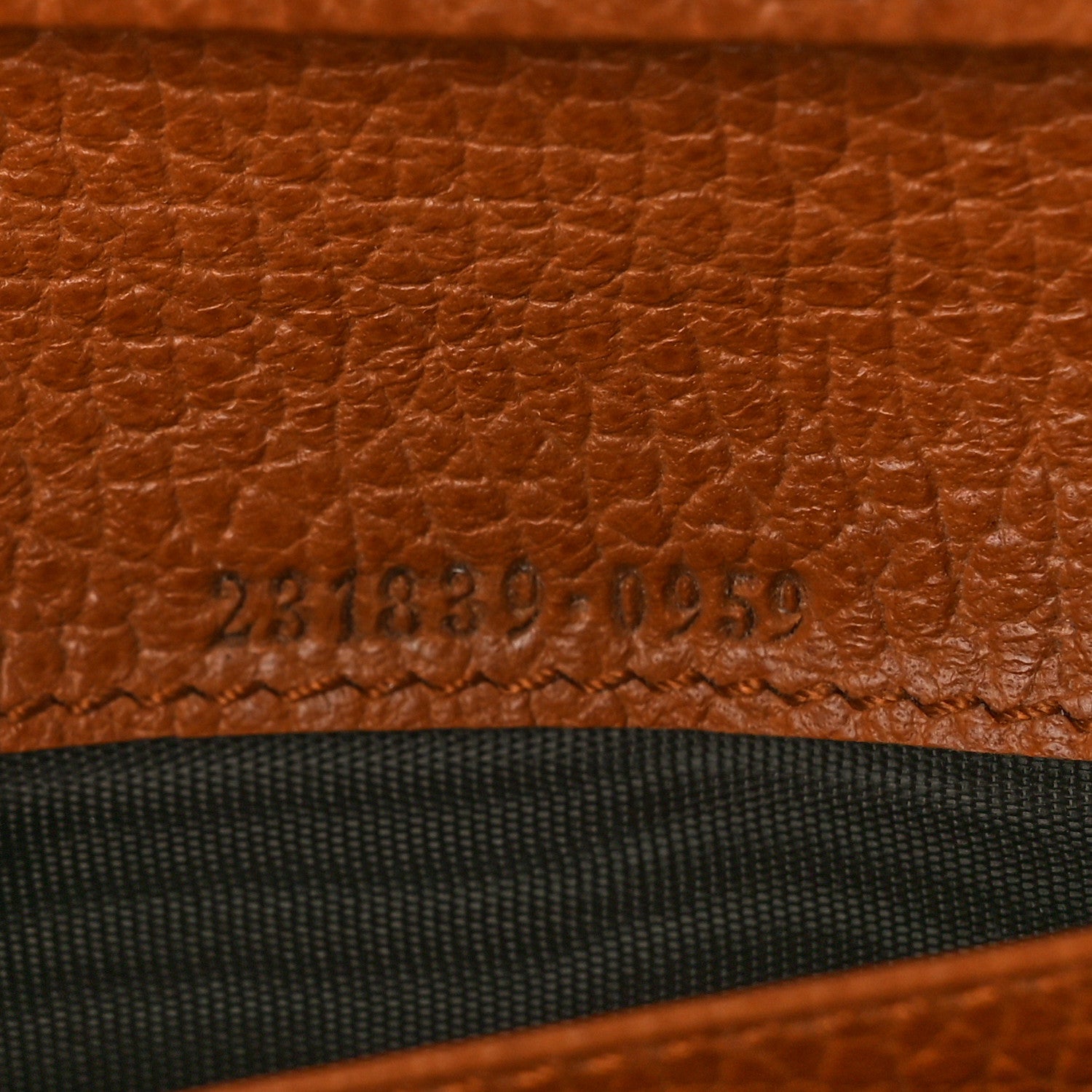Gucci Calfskin Continental Charmy Wallet Brown 8 of 9
