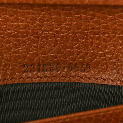 Gucci Calfskin Continental Charmy Wallet Brown 8 of 9