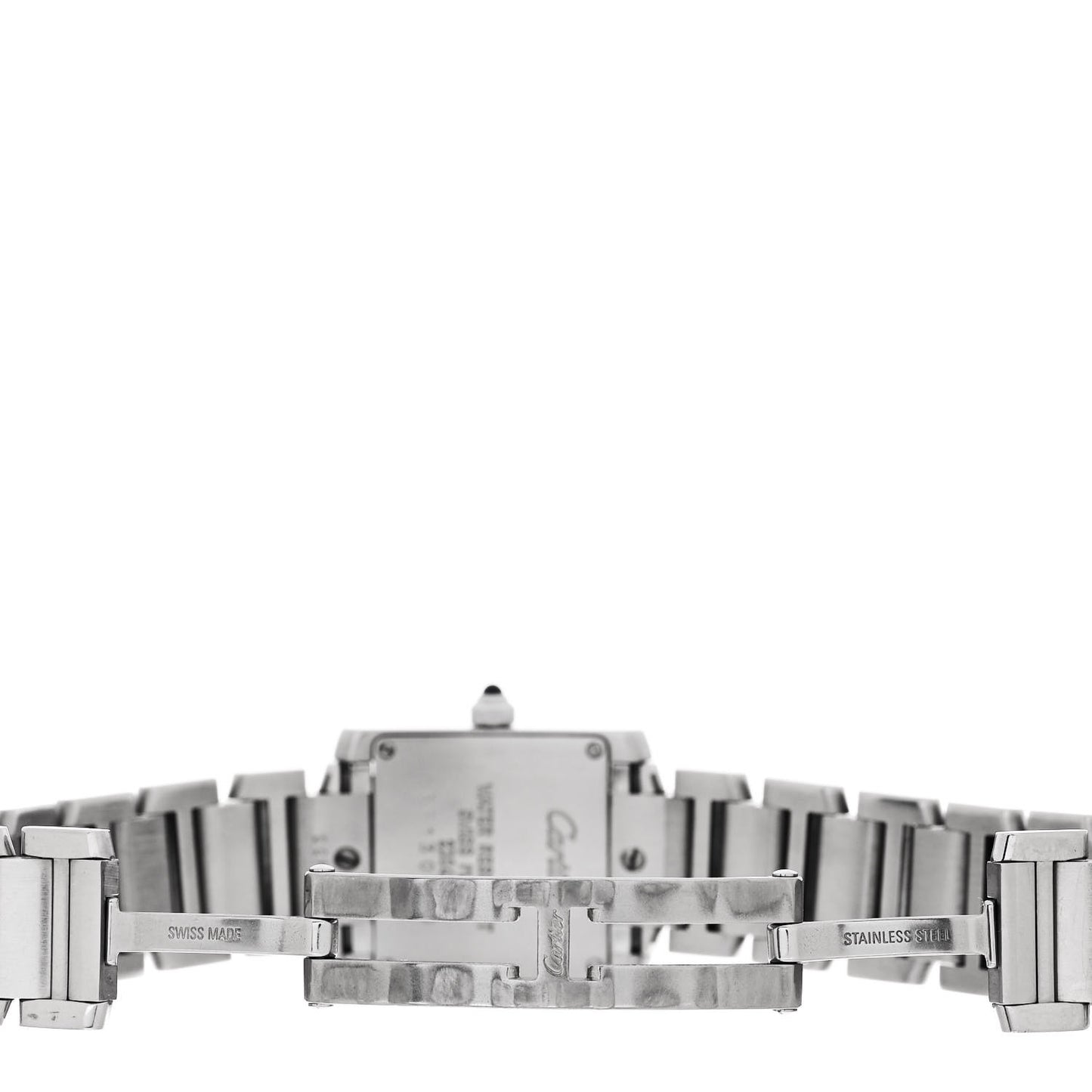 Stainless Steel 20mm Tank Francaise Quartz Watch