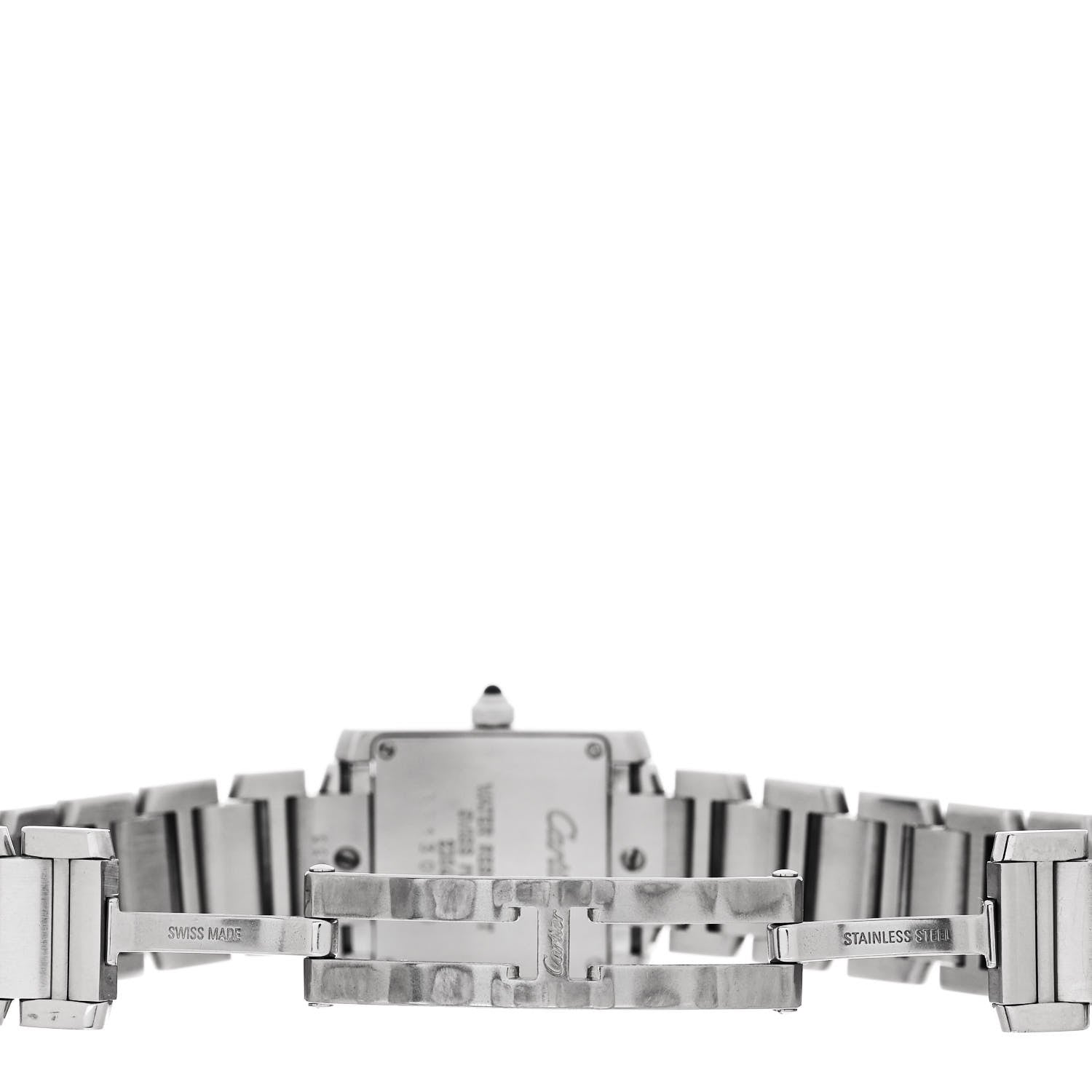 Cartier Stainless Steel 20mm Tank Francaise Quartz Watch 5 of 5