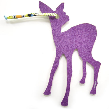 Hermes Leather Petit H Deer Bag Charm Tree Ornament 1 of 4