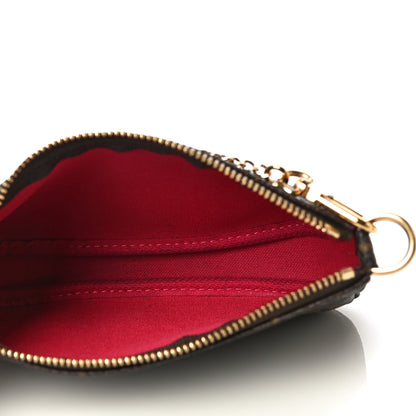 Louis Vuitton Monogram 2019 Christmas Animation Mini Courchevel Pochette Accessories Fuchsia 5 of 11