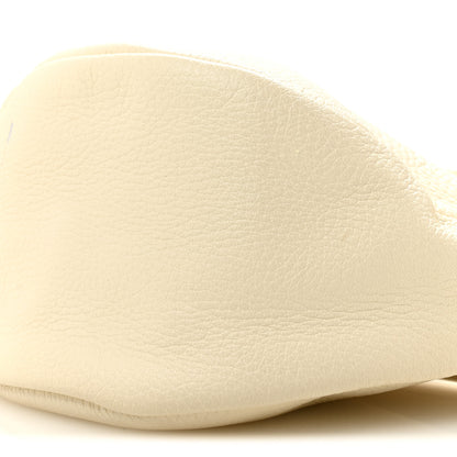 The Row Grained Calfskin Small Slouchy Banana Bag Ivory 9 of 14
