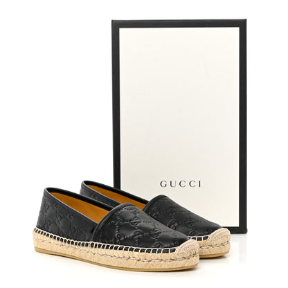 Gucci Guccissima Signature Espadrilles 37.5 Black 11 of 11