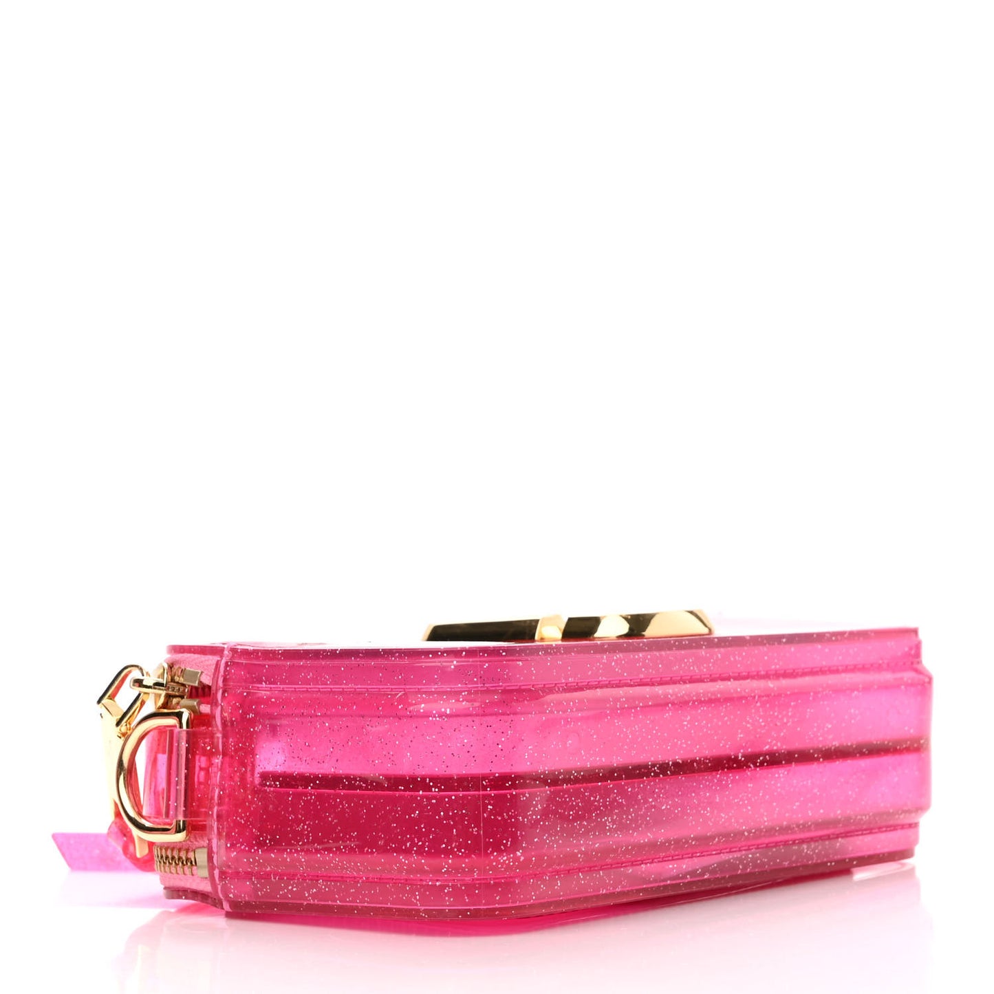 Jelly Glitter Small Snapshot Camera Bag Pink