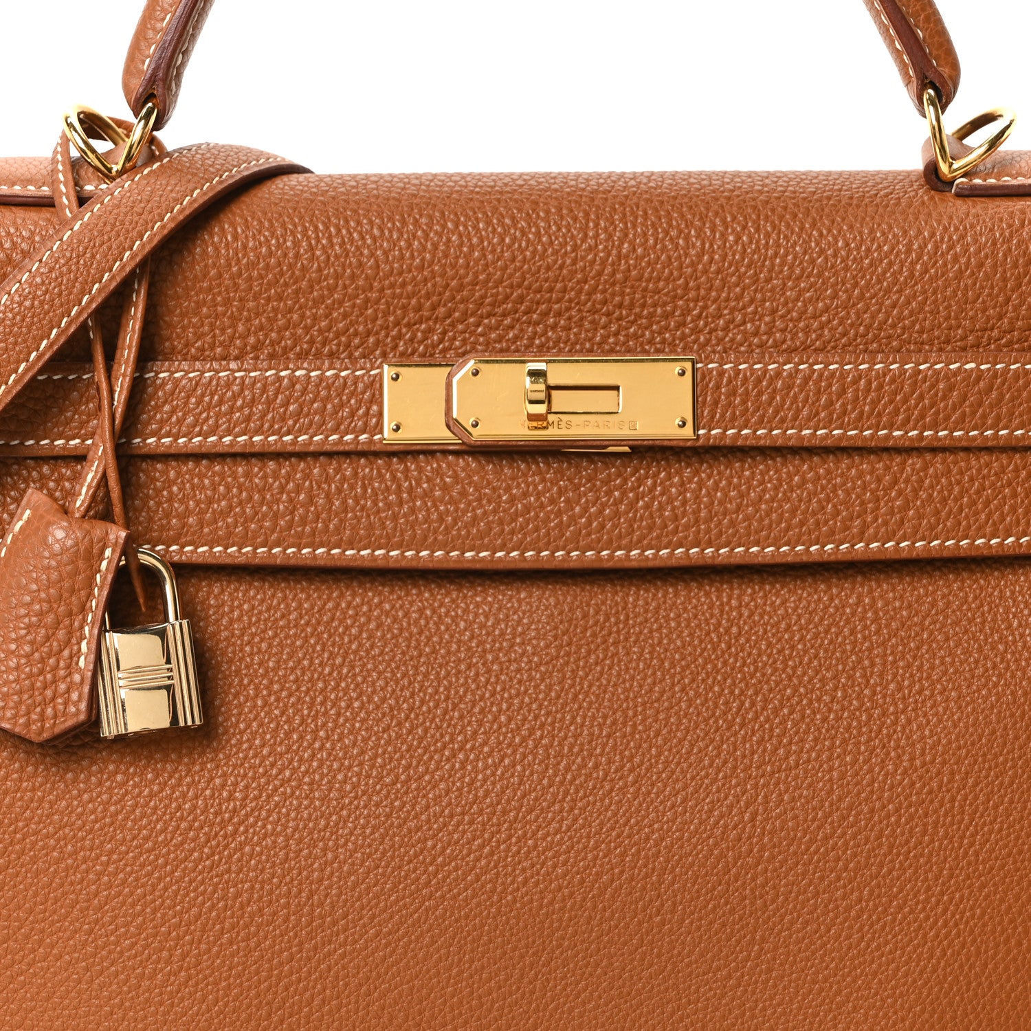 Hermes Togo Kelly Retourne 32 Gold 8 of 10