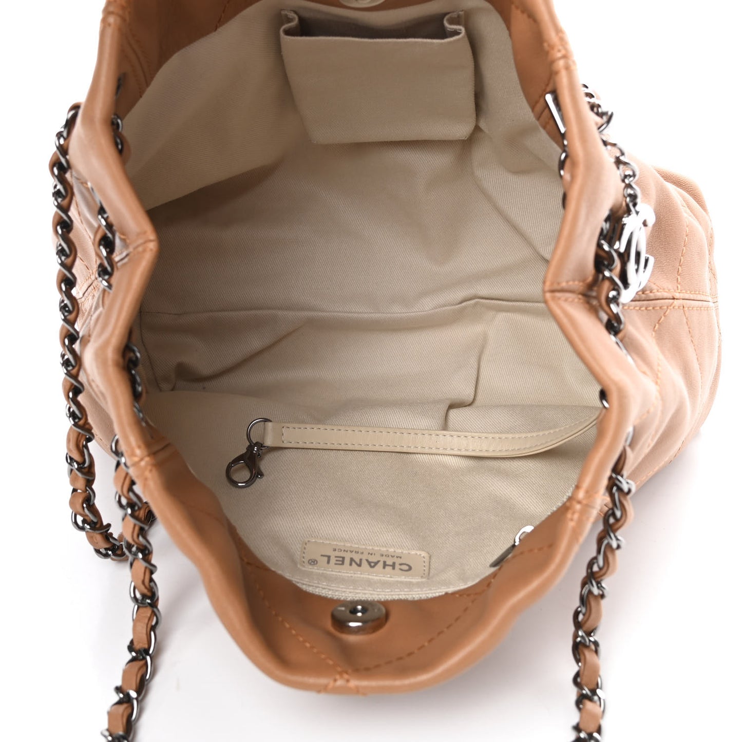 Lambskin Small Soft Touch Shoulder Bag Camel