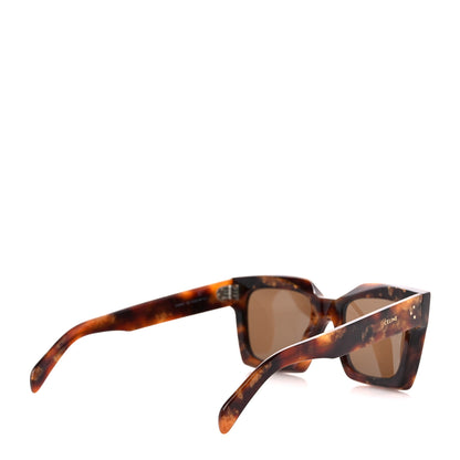 Celine Acetate Square Sunglasses CL401301 Tortoise 4 of 9