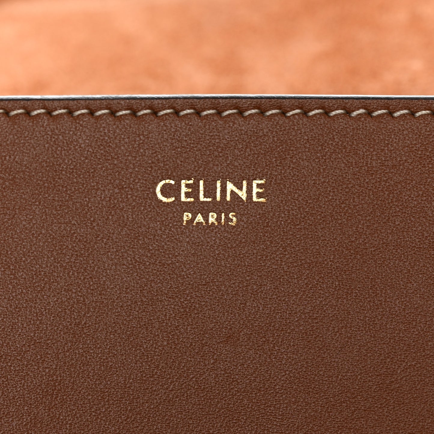 Smooth Calfskin Cuir Triomphe Folco Crossbody Bag Tan