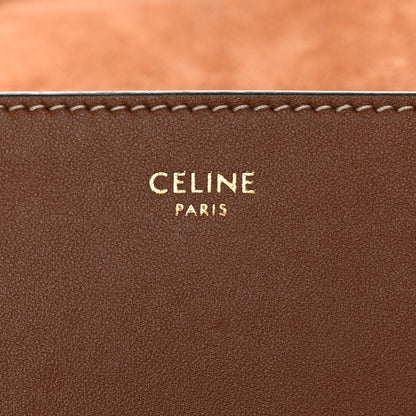 Celine Smooth Calfskin Cuir Triomphe Folco Crossbody Bag Tan 6 of 13