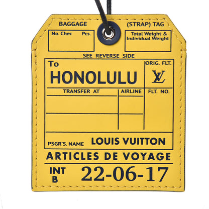 Louis Vuitton Calfskin Honolulu Name Tag 3 of 4