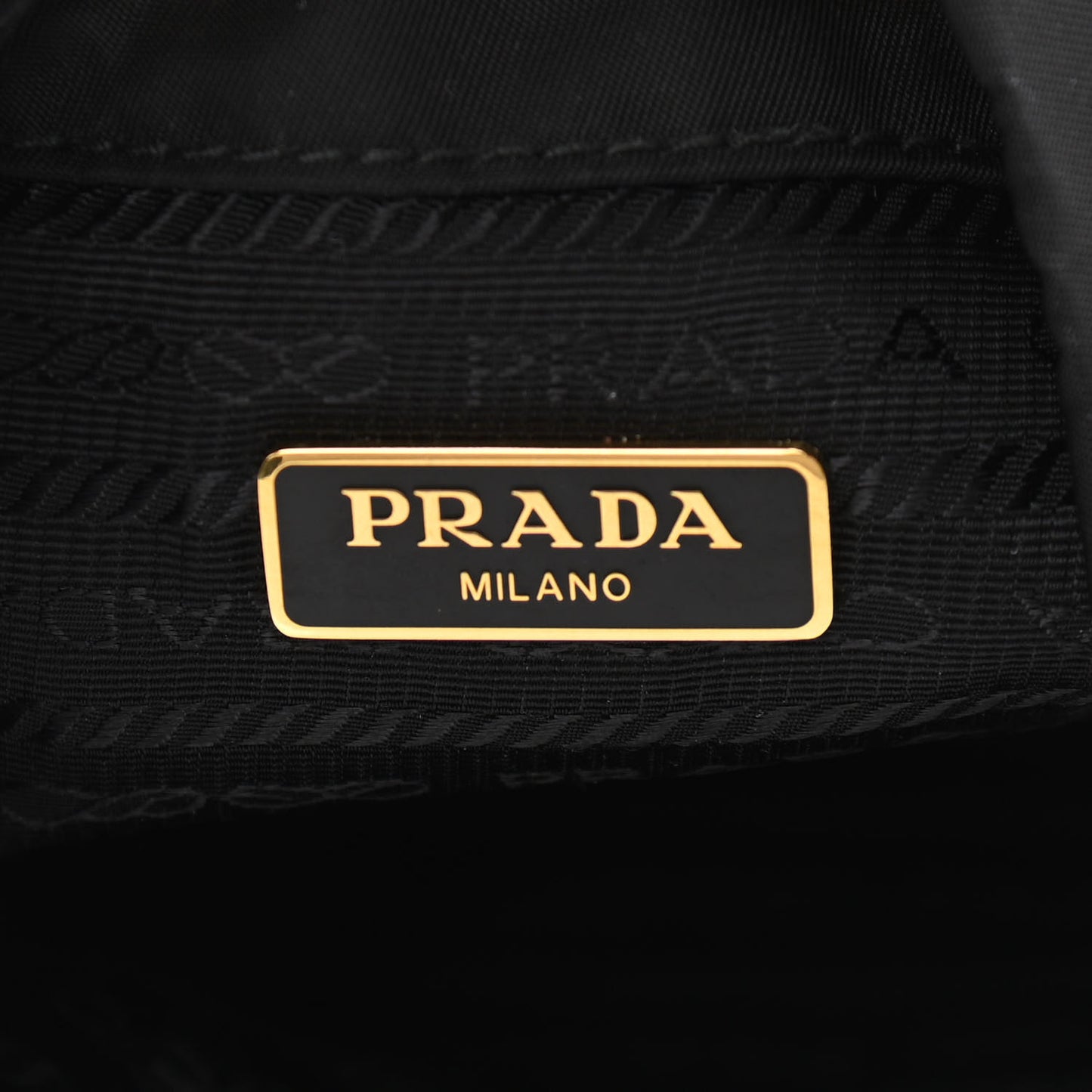 Re-Nylon Duet Drawstring Shoulder Bag Black