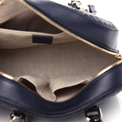 Gucci Microguccissima Medium Crossbody Bag Blue 5 of 10