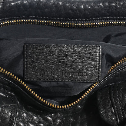 Alexander Wang Pebbled Lambskin Rocco Black Antique Brass Hardware 6 of 7